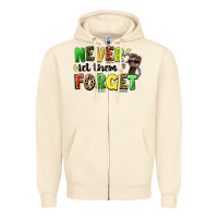 Sandshell never let them forget juneteenth Zipper Hoodie - LillyAllenDesigns