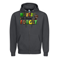 Smoke never let them forget juneteenth Zipper Hoodie - LillyAllenDesigns