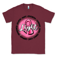 Burgundy fight breast cancer Classic Tee - MaliasSmallBusiness