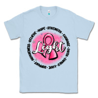 Dusty Blue fight breast cancer Classic Tee - MaliasSmallBusiness