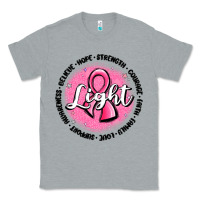 Heather Grey fight breast cancer Classic Tee - MaliasSmallBusiness