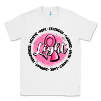 White fight breast cancer Classic Tee - MaliasSmallBusiness