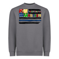 Storm autism usa flag Heavyweight Sweatshirt - MaliasSmallBusiness