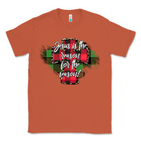 Copper Jesus is the Reason For The Season Classic Tee - CowhideDigitalArt