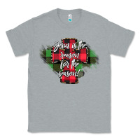 Heather Grey Jesus is the Reason For The Season Classic Tee - CowhideDigitalArt