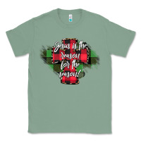 Sage Jesus is the Reason For The Season Classic Tee - CowhideDigitalArt