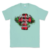 Seafoam Jesus is the Reason For The Season Classic Tee - CowhideDigitalArt