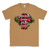 Toasted Coconut Jesus is the Reason For The Season Classic Tee - CowhideDigitalArt