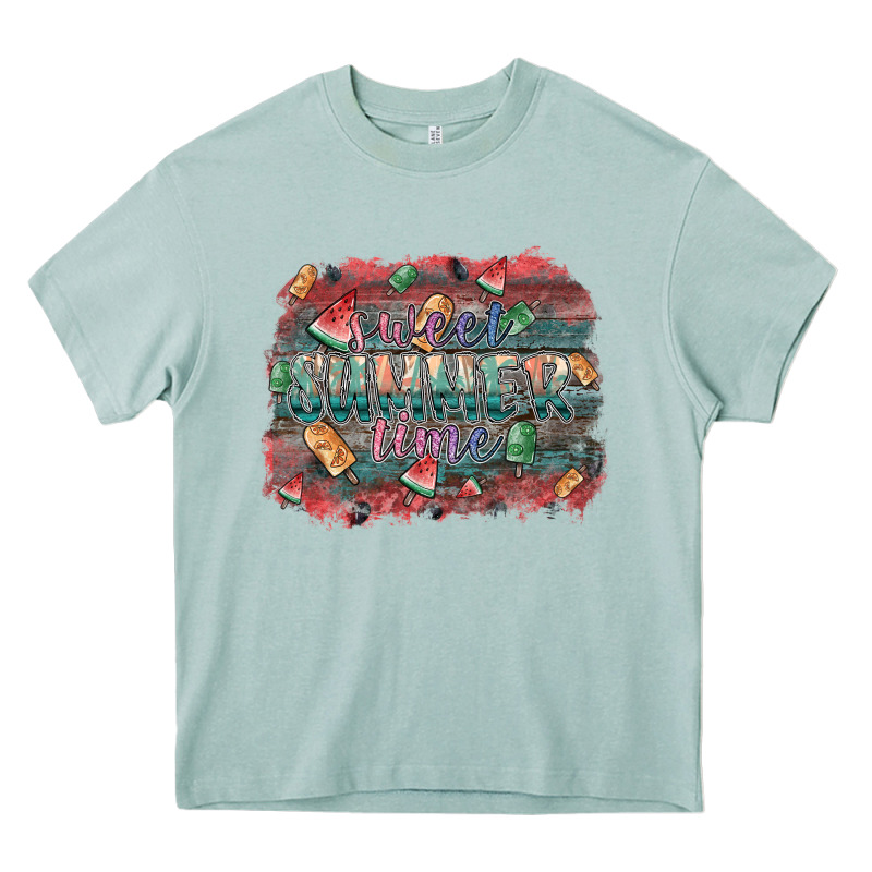 Sweet Summer Time Heavy Core Tee by SublimationCraftShop | Teevron