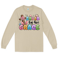 Mushroom saved by his grace Long Sleeve Tee - MaliasSmallBusiness