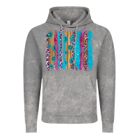 Cloud Rock gemstone and pink leopard brushstrok Vintage Hoodie - AdoDesignShop