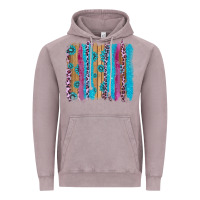Vintage Zinc gemstone and pink leopard brushstrok Vintage Hoodie - AdoDesignShop