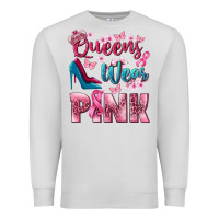 Dove Grey Queens wear pink Breast Cancer Premium Sweatshirt - NancyCooperArtShop