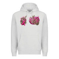 Dove Grey Breast Cancer skeleton hands Premium Hoodie - NancyCooperArtShop