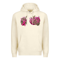 Sandshell Breast Cancer skeleton hands Premium Hoodie - NancyCooperArtShop