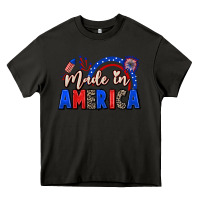 Asphalt Made in America 4th of july Heavy Core Tee - CowGirlArtShop
