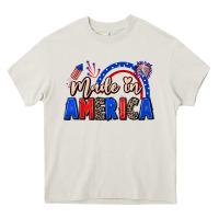 Cream Made in America 4th of july Heavy Core Tee - CowGirlArtShop