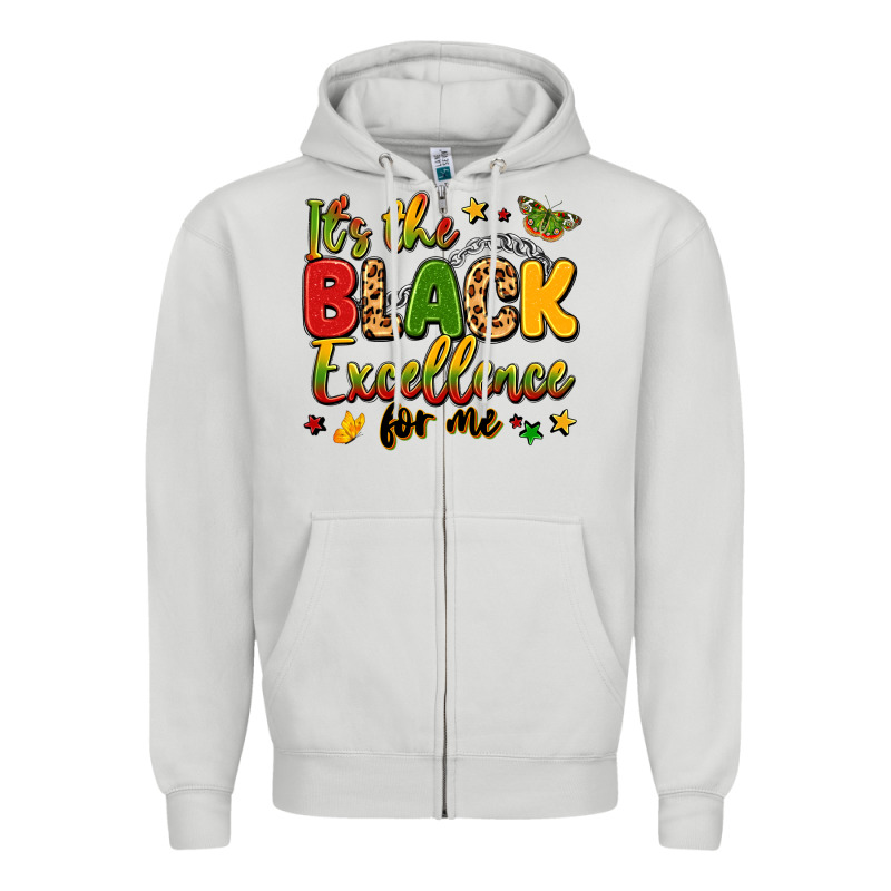 It's The Black Excellence For Me Zipper Hoodie by LillyAllenDesigns | Teevron