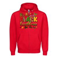 Red it's the black excellence for me Zipper Hoodie - LillyAllenDesigns