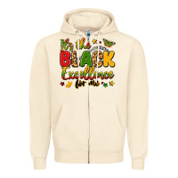 Sandshell it's the black excellence for me Zipper Hoodie - LillyAllenDesigns