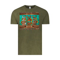 Vintage Olive western easter bunnies Vintage Tee - Jasminsmagicworld