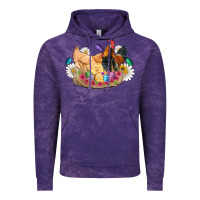 Easter Coop Animals Farm Chicken Chiks Rooster Flowers Butterfly Vintage Hoodie | Teevron