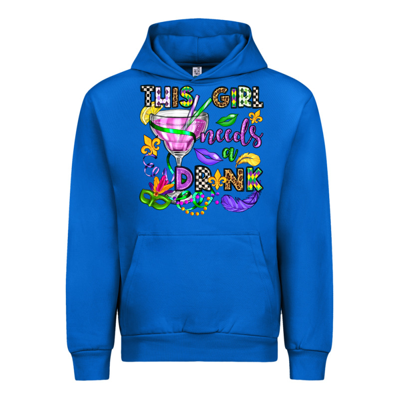This Girl Needs A Drink Urban Hoodie by OliviaCreatesArt | Teevron