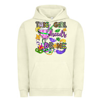 Pigment Pistachio this girl needs a drink Urban Hoodie - OliviaCreatesArt