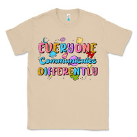 Mushroom everyone communicates differently Classic Tee - MaliasSmallBusiness