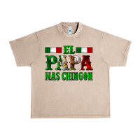 French Oak El Papa Mas Chingon Mexican Urban Heavy Tee - LillyAllenDesigns