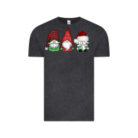 Vintage Black christmas gnomes Vintage Tee - AdoDesignShop