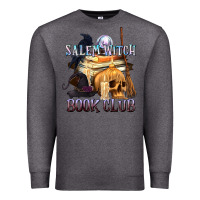 Charcoal Heather Salem Witch Book Club Premium Sweatshirt - texasbilliewilder