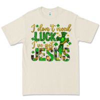 Bone i dont need luck ive got jesus st. patricks day Premium Tee - Neo Western