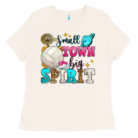 Bone small town big spirit volleyball Ladies Tee - Zillion Design Studio