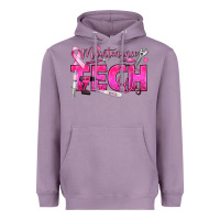 Lavender Breast Cancer Maintenance Tech Heavyweight Hoodie - texasbilliewilder