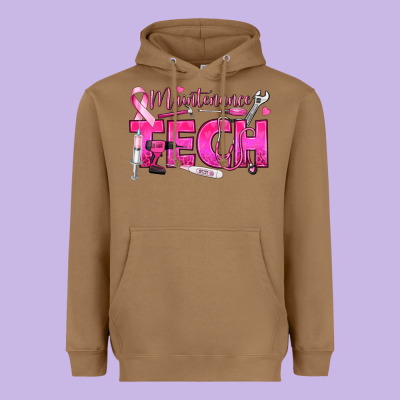 Breast Cancer Maintenance Tech Heavyweight Hoodie Designed By Texasbilliewilder