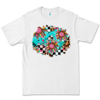 White race sunflower patches Premium Tee - AdoDesignShop