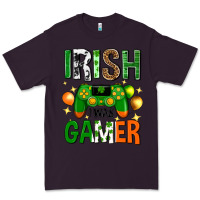 Plum irish i was gamer st. patricks day Premium Tee - Neo Western