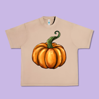 Pumpkin Urban Heavy Tee Designed By Barkaloodesign