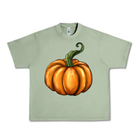 Oil Green pumpkin Urban Heavy Tee - BarkalooDesign
