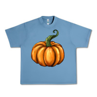 Pebble Blue pumpkin Urban Heavy Tee - BarkalooDesign