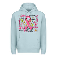 Blue Mist Breast Cancer Premium Hoodie - NancyCooperArtShop