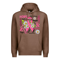 Chestnut Breast Cancer Premium Hoodie - NancyCooperArtShop