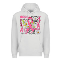 Dove Grey Breast Cancer Premium Hoodie - NancyCooperArtShop