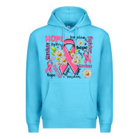 Ocean Blue Breast Cancer Premium Hoodie - NancyCooperArtShop