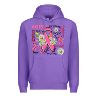 Purple Breast Cancer Premium Hoodie - NancyCooperArtShop