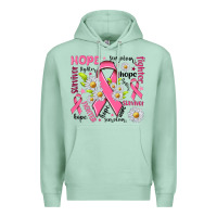 Seafoam Breast Cancer Premium Hoodie - NancyCooperArtShop