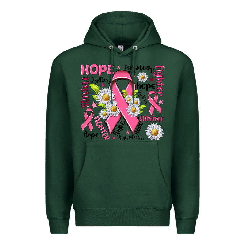 Breast Cancer Premium Hoodie by NancyCooperArtShop | Teevron