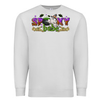 Dove Grey spooky babe halloween Premium Sweatshirt - NancyCooperArtShop