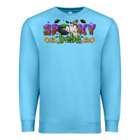 Ocean Blue spooky babe halloween Premium Sweatshirt - NancyCooperArtShop